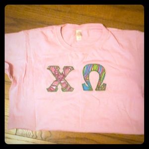 Lilly Pulitzer Chi Omega Letter Shirt